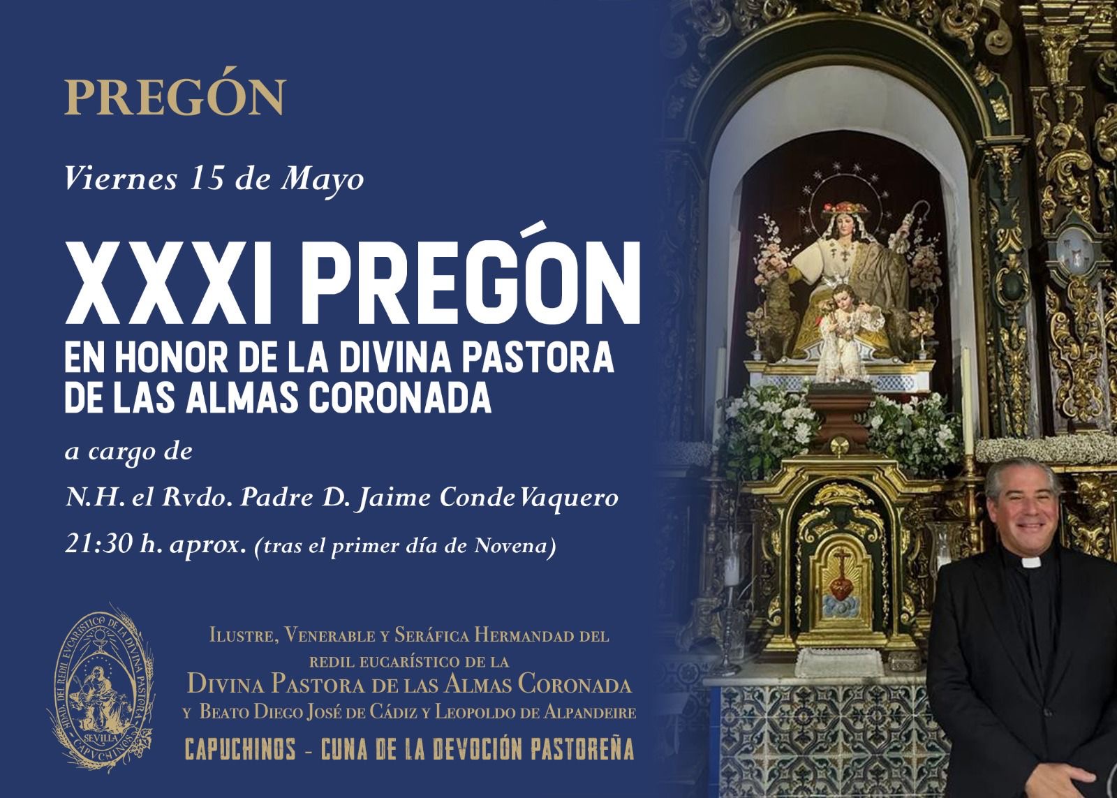 XXXI Pregón a la Divina Pastora de las Almas Coronada. 