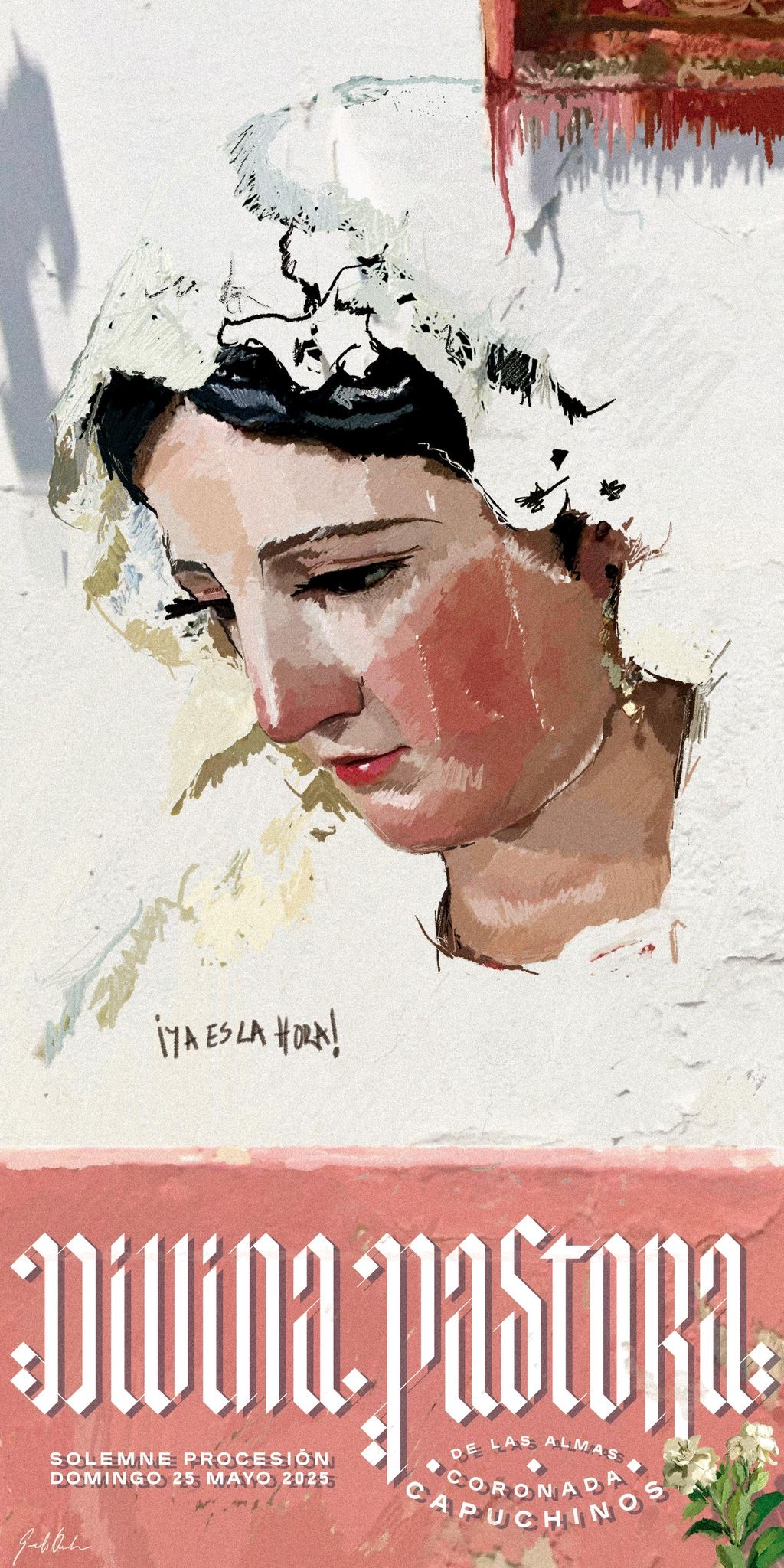 MAYO PASTOREÑO 2025 | Cartel de la Solemne y Gloriosa procesión de la Divina Pastora de las Almas.